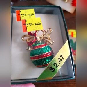 Vintage AAI Christmas Ornament Brooch Pin